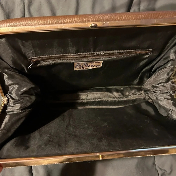 Vintage Caron of Houston Beaded Cornucopia Purse - Picture 6 of 14